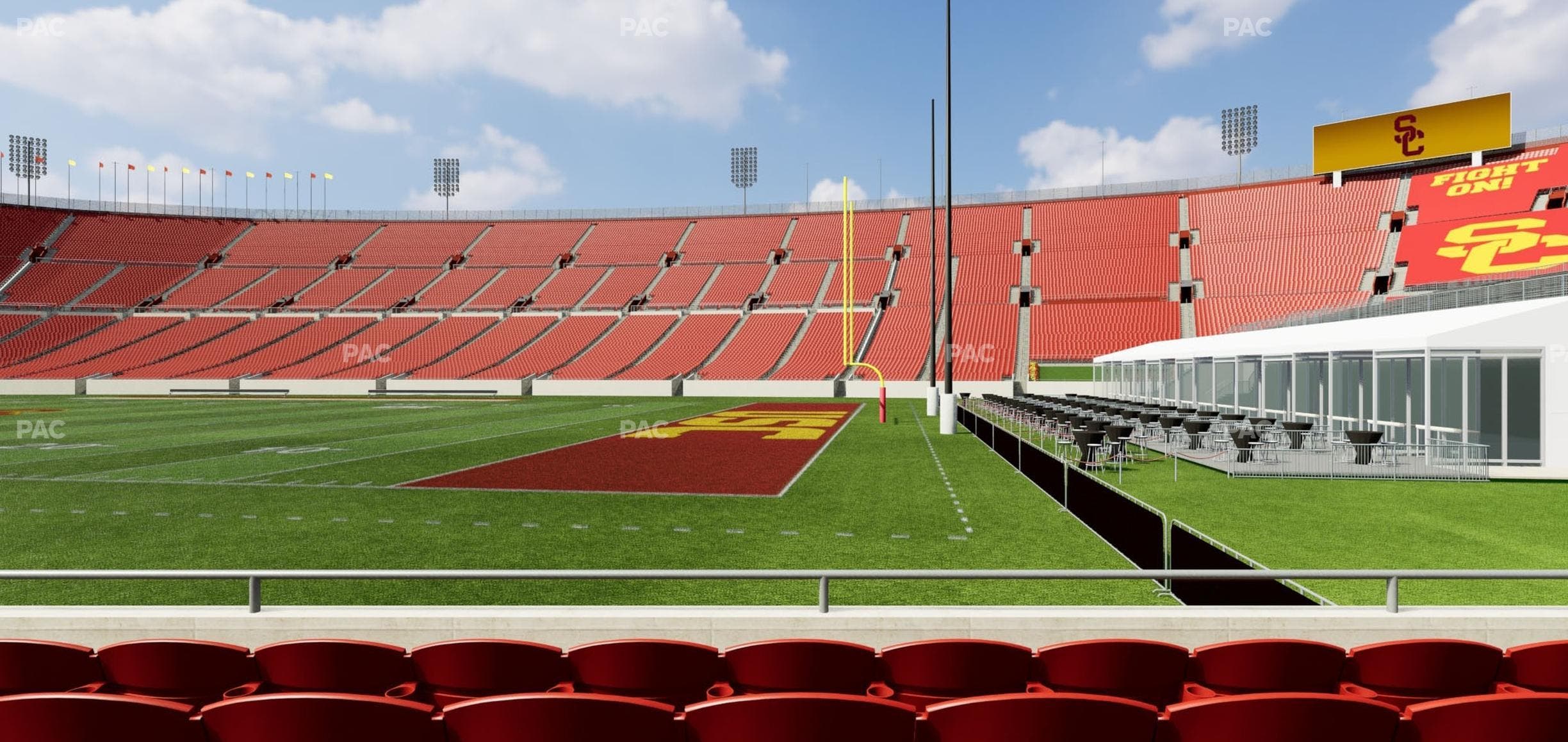 Los Angeles Memorial Coliseum - Section 103 B Seat View