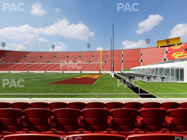 Los Angeles Memorial Coliseum - Section 103 B Seat View