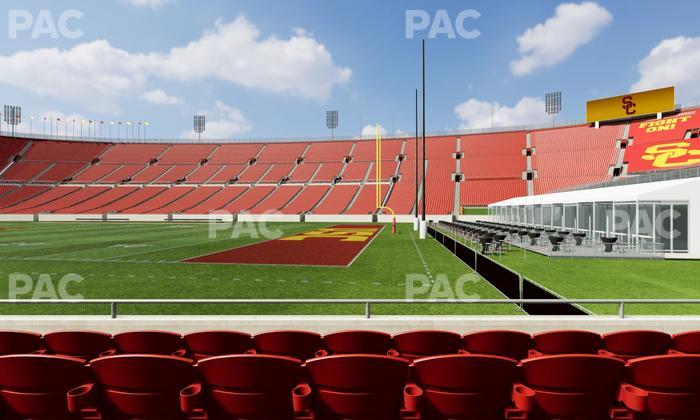Los Angeles Memorial Coliseum - Section 103 B Seat View