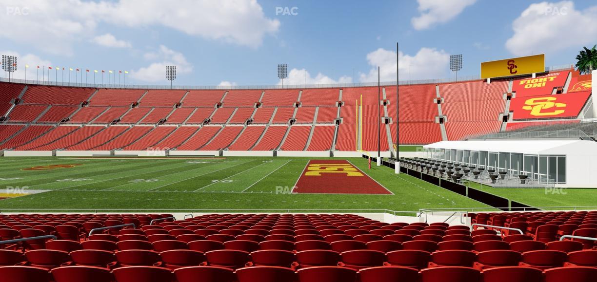 Los Angeles Memorial Coliseum - Section 104 A Seat View