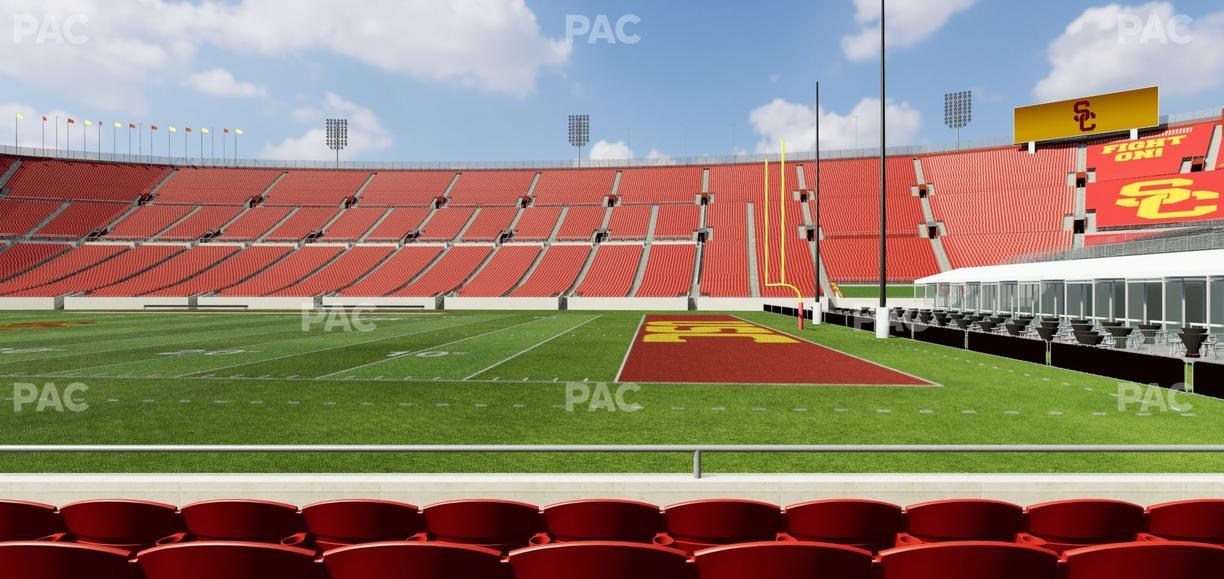 Los Angeles Memorial Coliseum - Section 104 A Seat View