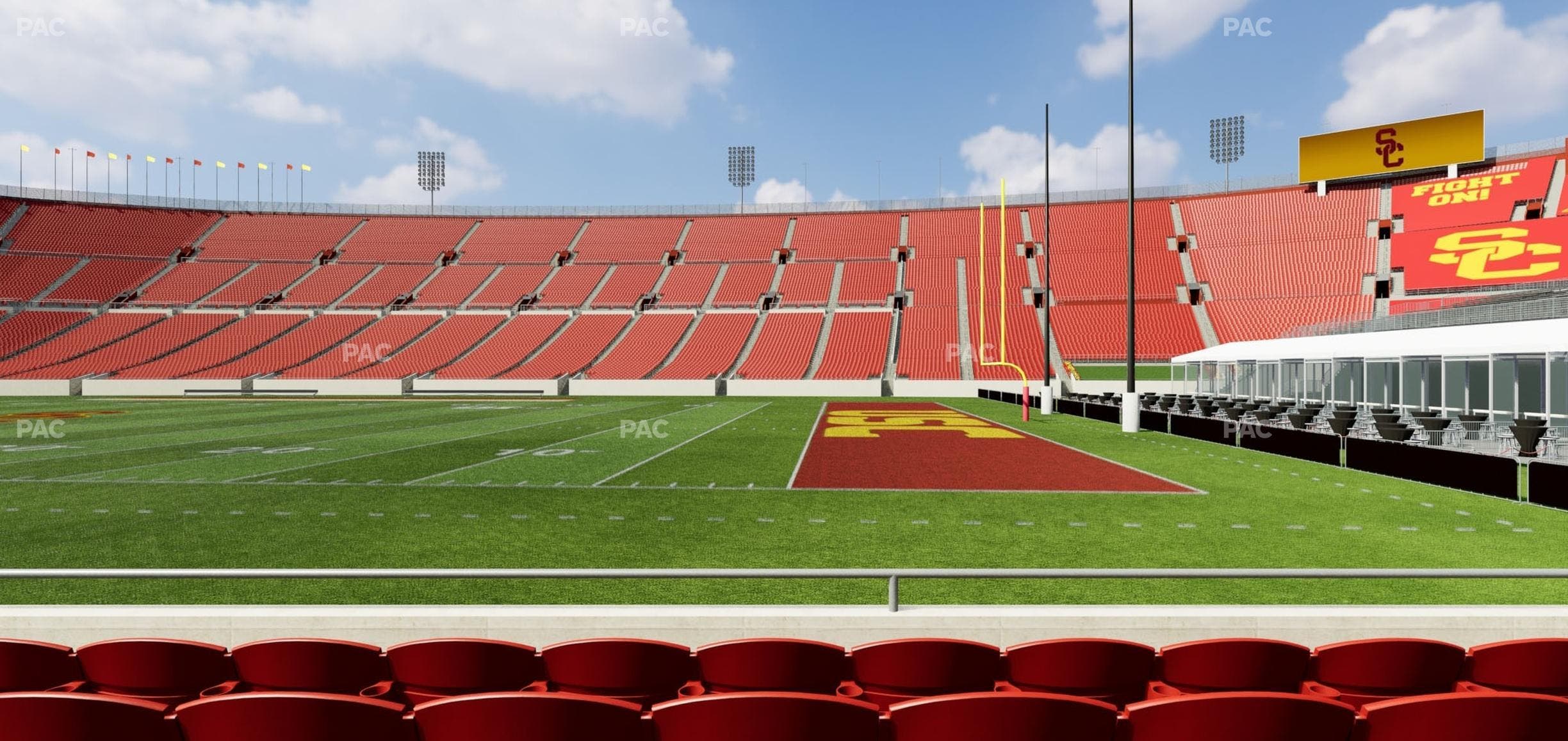 Los Angeles Memorial Coliseum - Section 104 A Seat View