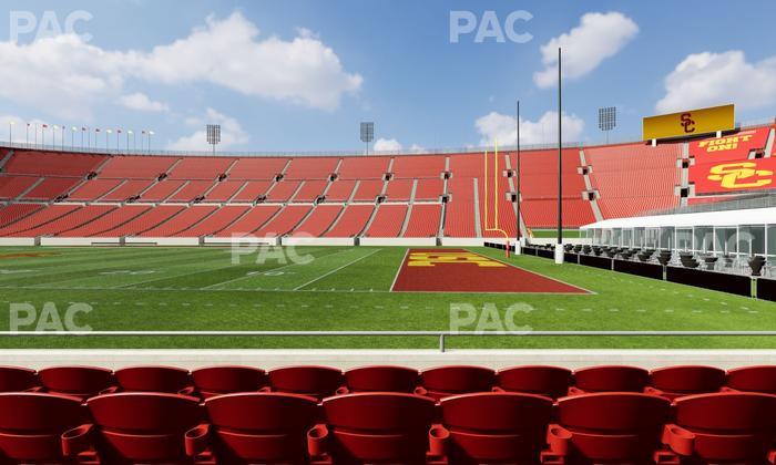 Los Angeles Memorial Coliseum - Section 104 A Seat View