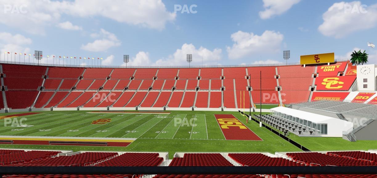 Los Angeles Memorial Coliseum - Section 104 B Seat View