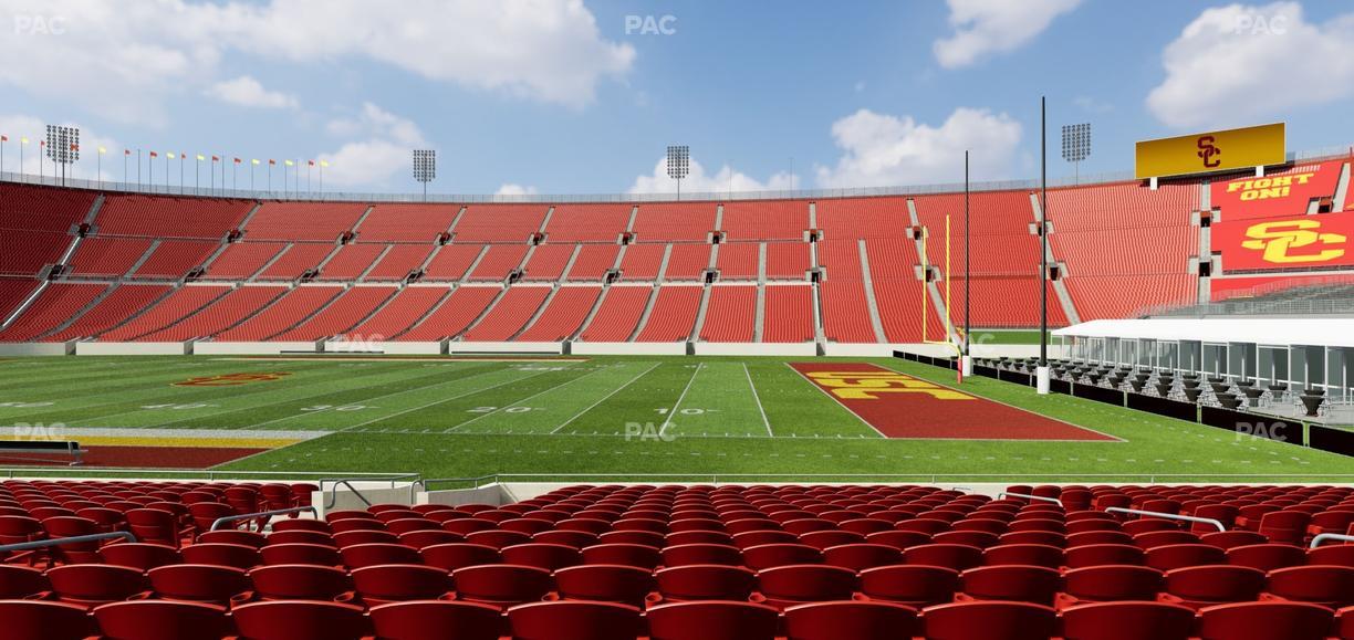 Los Angeles Memorial Coliseum - Section 104 B Seat View