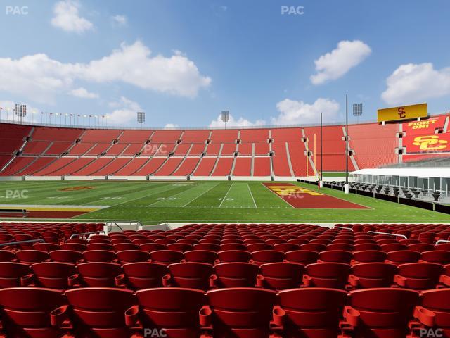 Los Angeles Memorial Coliseum - Section 104 B Seat View