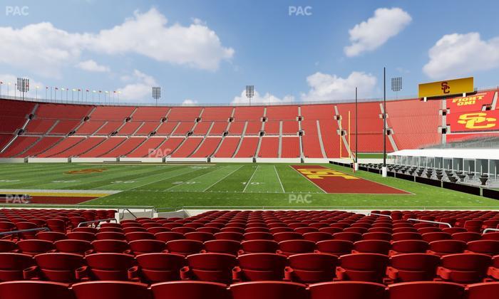 Los Angeles Memorial Coliseum - Section 104 B Seat View