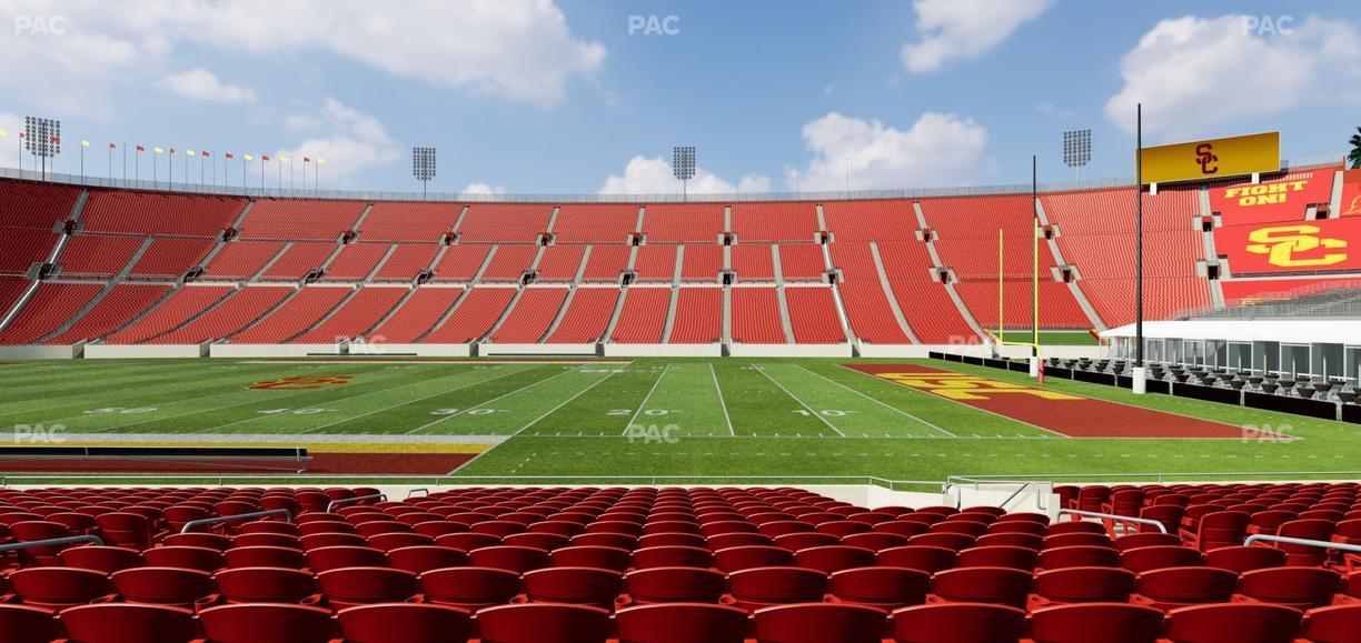 Los Angeles Memorial Coliseum - Section 105 A Seat View