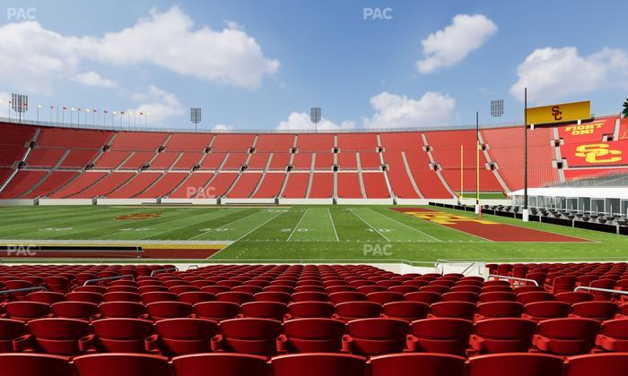 Los Angeles Memorial Coliseum - Section 105 A Seat View