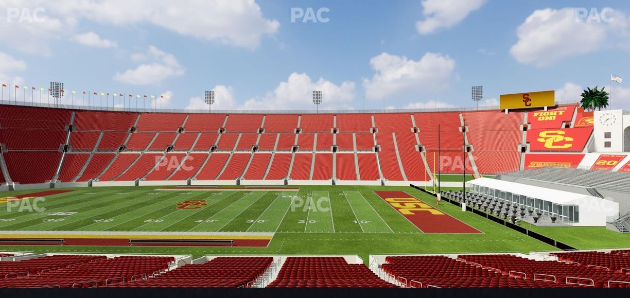 Los Angeles Memorial Coliseum - Section 105 A Seat View