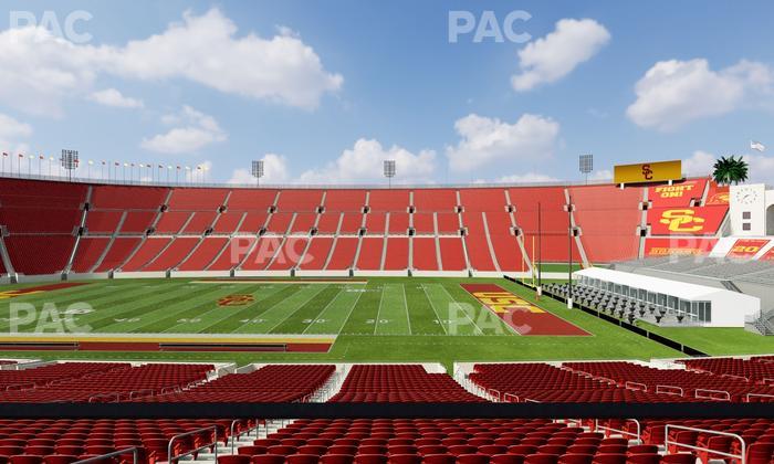 Los Angeles Memorial Coliseum - Section 105 A Seat View