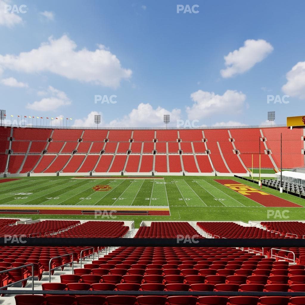 Los Angeles Memorial Coliseum - Section 105 B Seat View