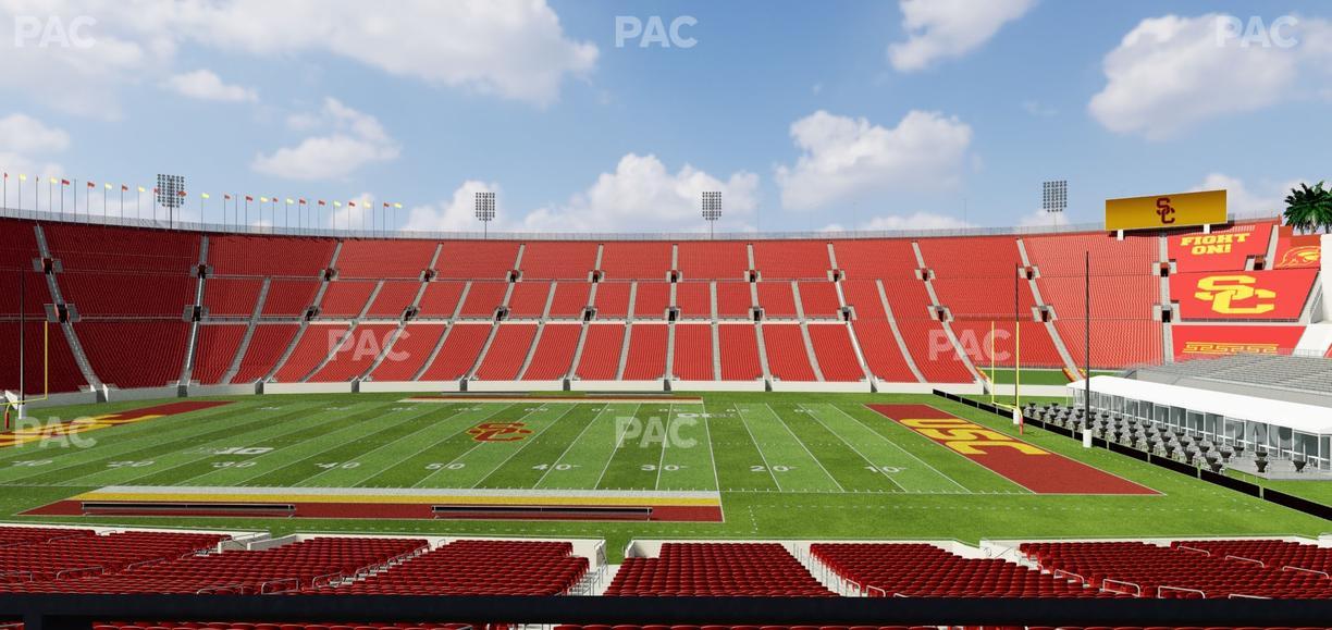 Los Angeles Memorial Coliseum - Section 105 B Seat View