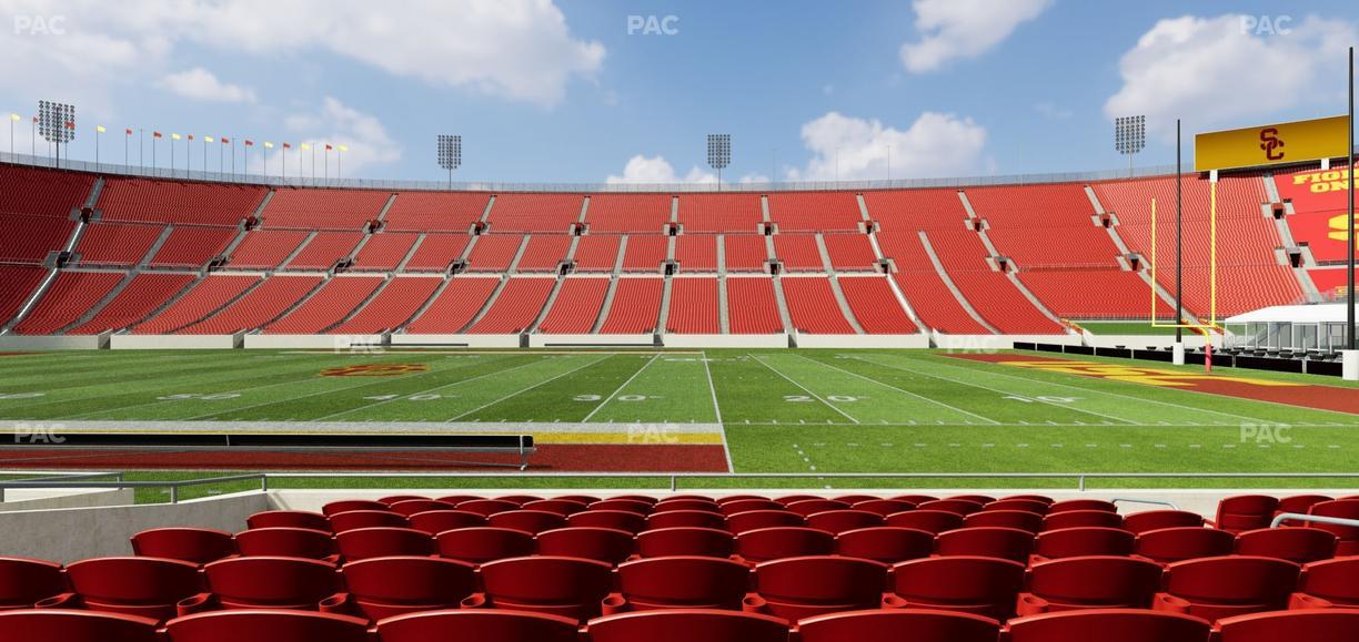 Los Angeles Memorial Coliseum - Section 105 B Seat View