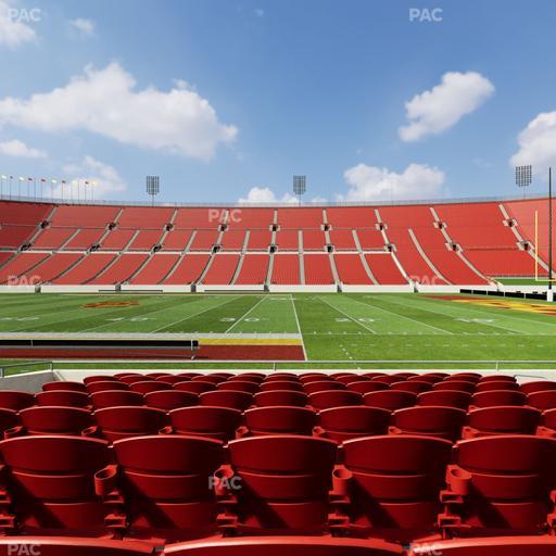 Los Angeles Memorial Coliseum - Section 105 B Seat View