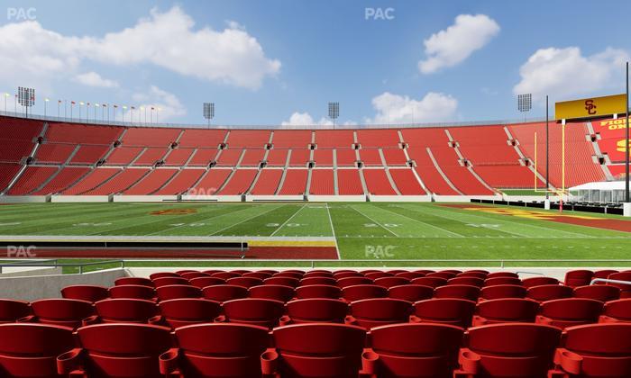 Los Angeles Memorial Coliseum - Section 105 B Seat View