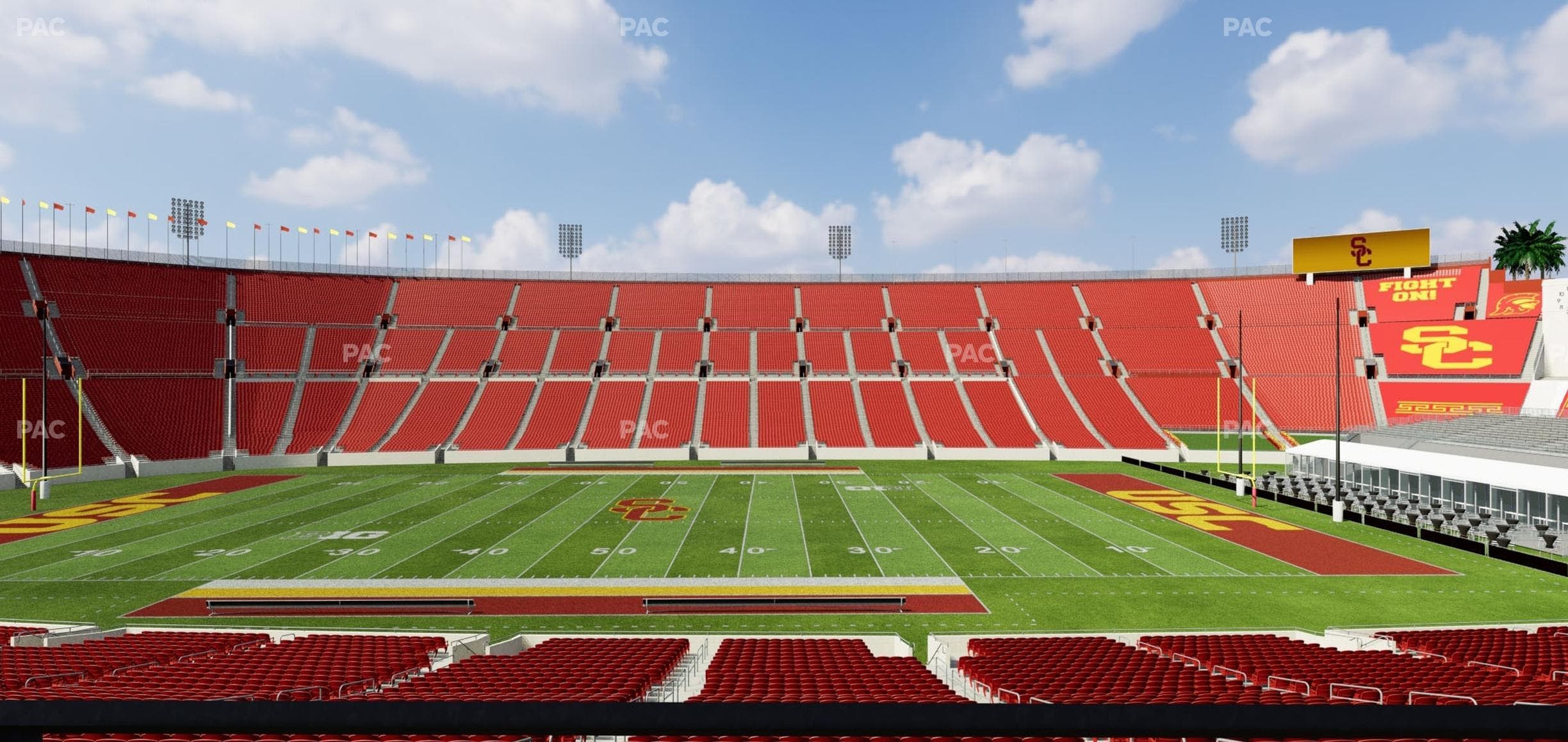 Los Angeles Memorial Coliseum - Section 106 A Seat View