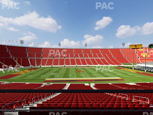 Los Angeles Memorial Coliseum - Section 107 A Seat View