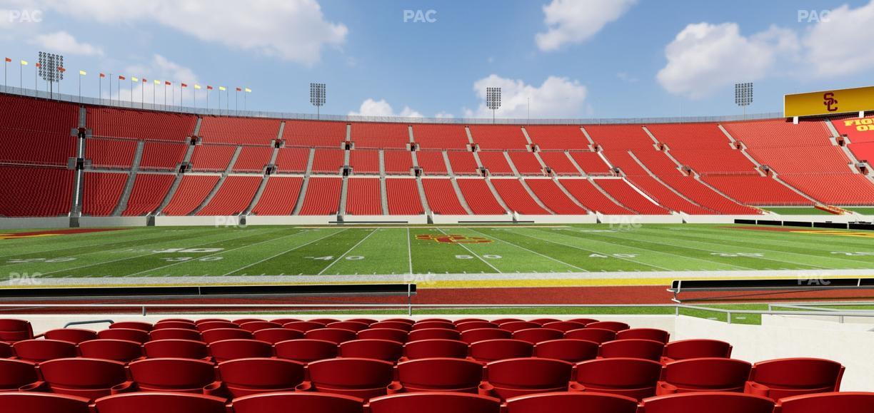 Los Angeles Memorial Coliseum - Section 107 A Seat View