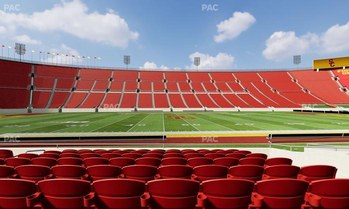 Los Angeles Memorial Coliseum - Section 107 A Seat View
