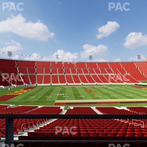 Los Angeles Memorial Coliseum - Section 107 B Seat View