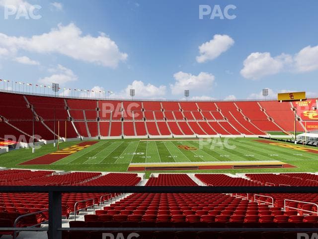 Los Angeles Memorial Coliseum - Section 107 B Seat View
