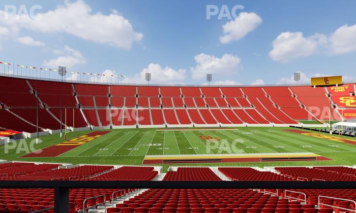 Los Angeles Memorial Coliseum - Section 107 B Seat View