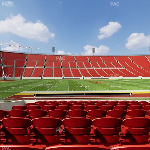 Los Angeles Memorial Coliseum - Section 107 B Seat View