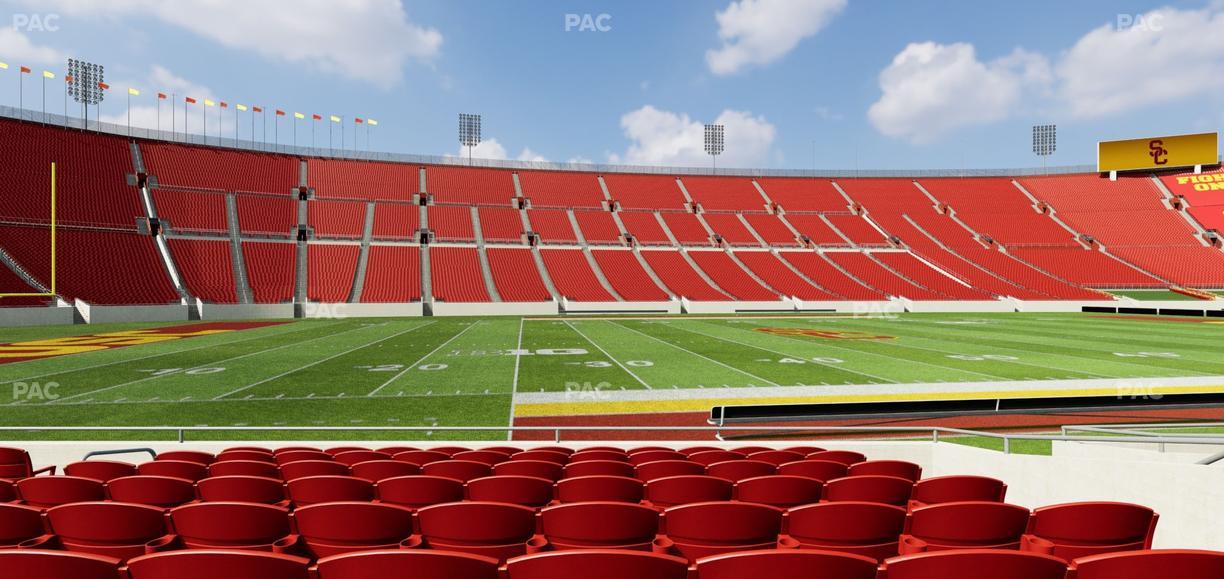 Los Angeles Memorial Coliseum - Section 108 A Seat View