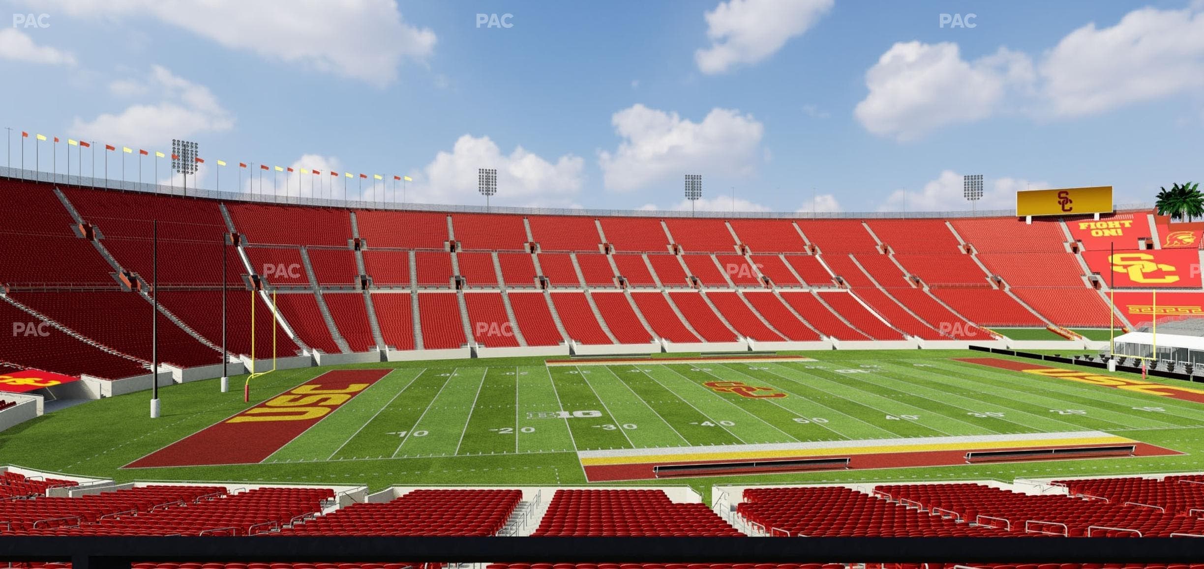 Los Angeles Memorial Coliseum - Section 108 A Seat View