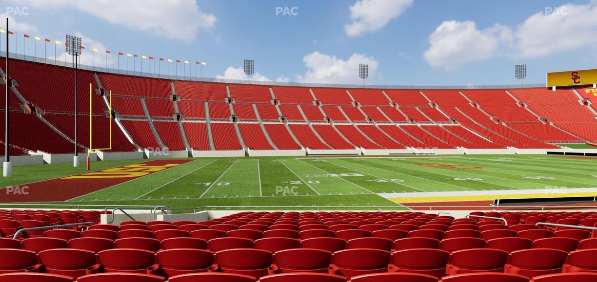 Los Angeles Memorial Coliseum - Section 108 B Seat View