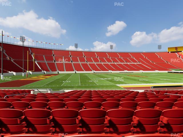 Los Angeles Memorial Coliseum - Section 108 B Seat View