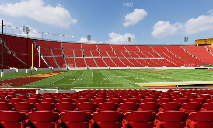 Los Angeles Memorial Coliseum - Section 108 B Seat View