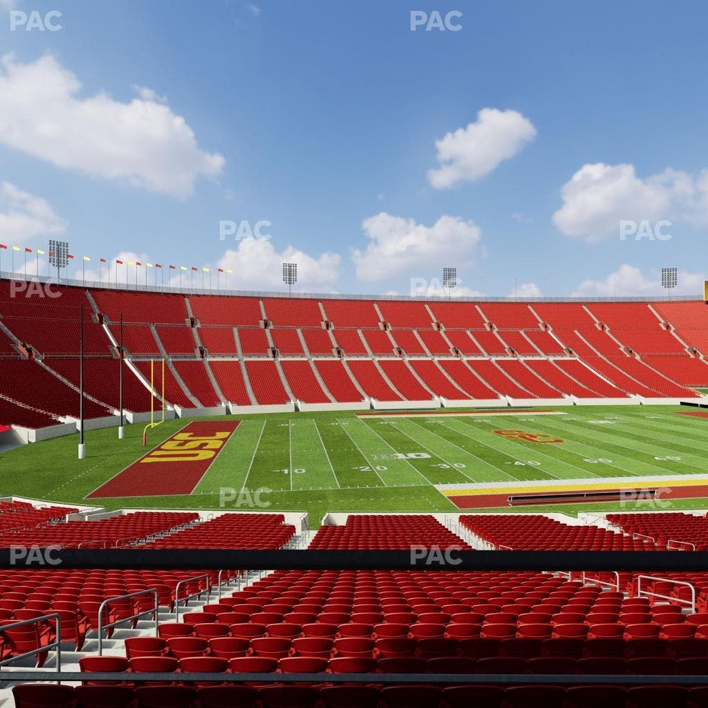 Los Angeles Memorial Coliseum - Section 108 B Seat View