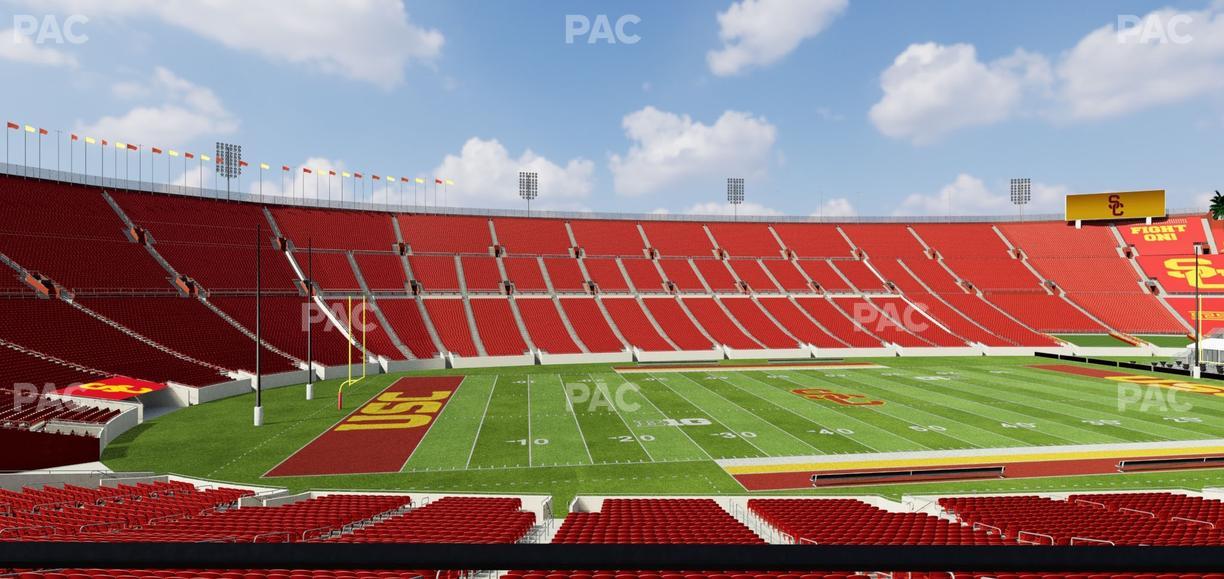 Los Angeles Memorial Coliseum - Section 108 B Seat View