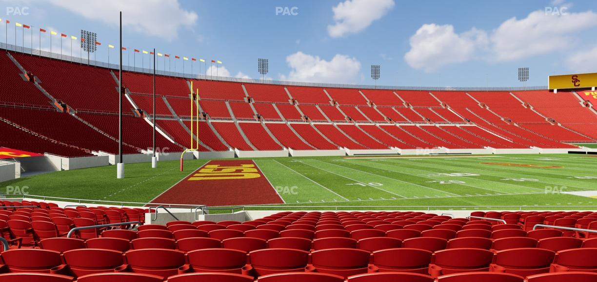 Los Angeles Memorial Coliseum - Section 109 B Seat View