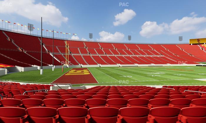 Los Angeles Memorial Coliseum - Section 109 B Seat View