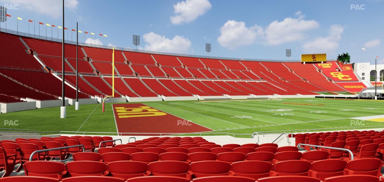 Los Angeles Memorial Coliseum - Section 110 A Seat View