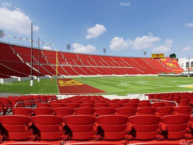 Los Angeles Memorial Coliseum - Section 110 A Seat View