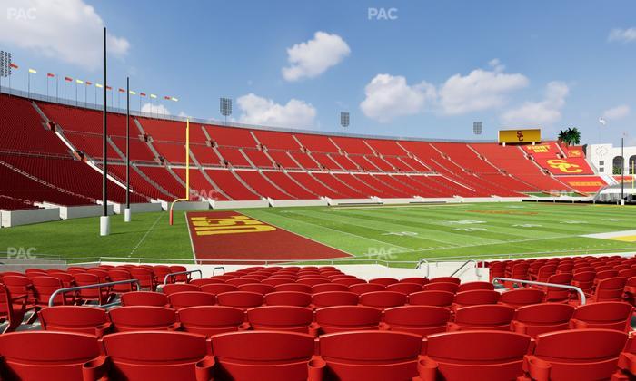 Los Angeles Memorial Coliseum - Section 110 A Seat View