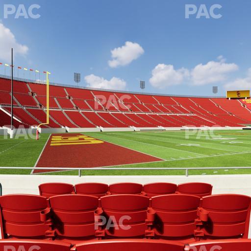 Los Angeles Memorial Coliseum - Section 110 A Seat View