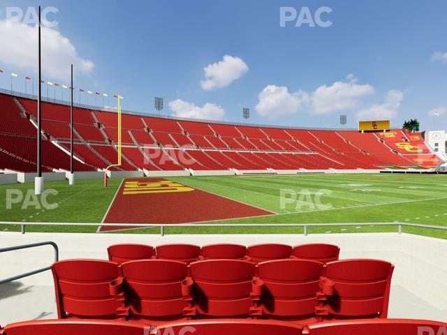 Los Angeles Memorial Coliseum - Section 110 A Seat View