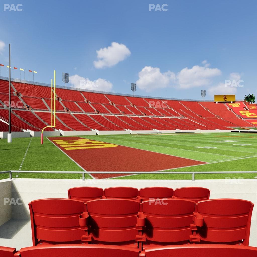 Los Angeles Memorial Coliseum - Section 110 B Seat View