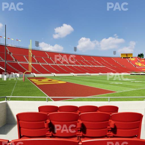 Los Angeles Memorial Coliseum - Section 110 B Seat View