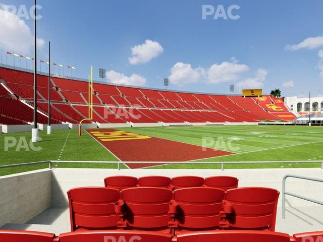 Los Angeles Memorial Coliseum - Section 110 B Seat View