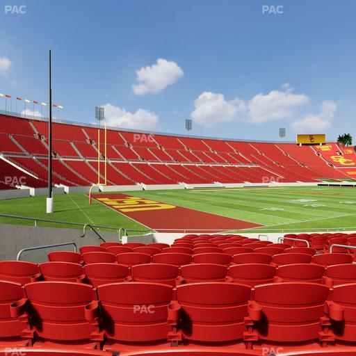 Los Angeles Memorial Coliseum - Section 110 B Seat View