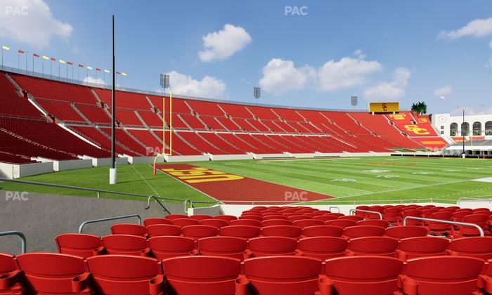 Los Angeles Memorial Coliseum - Section 110 B Seat View