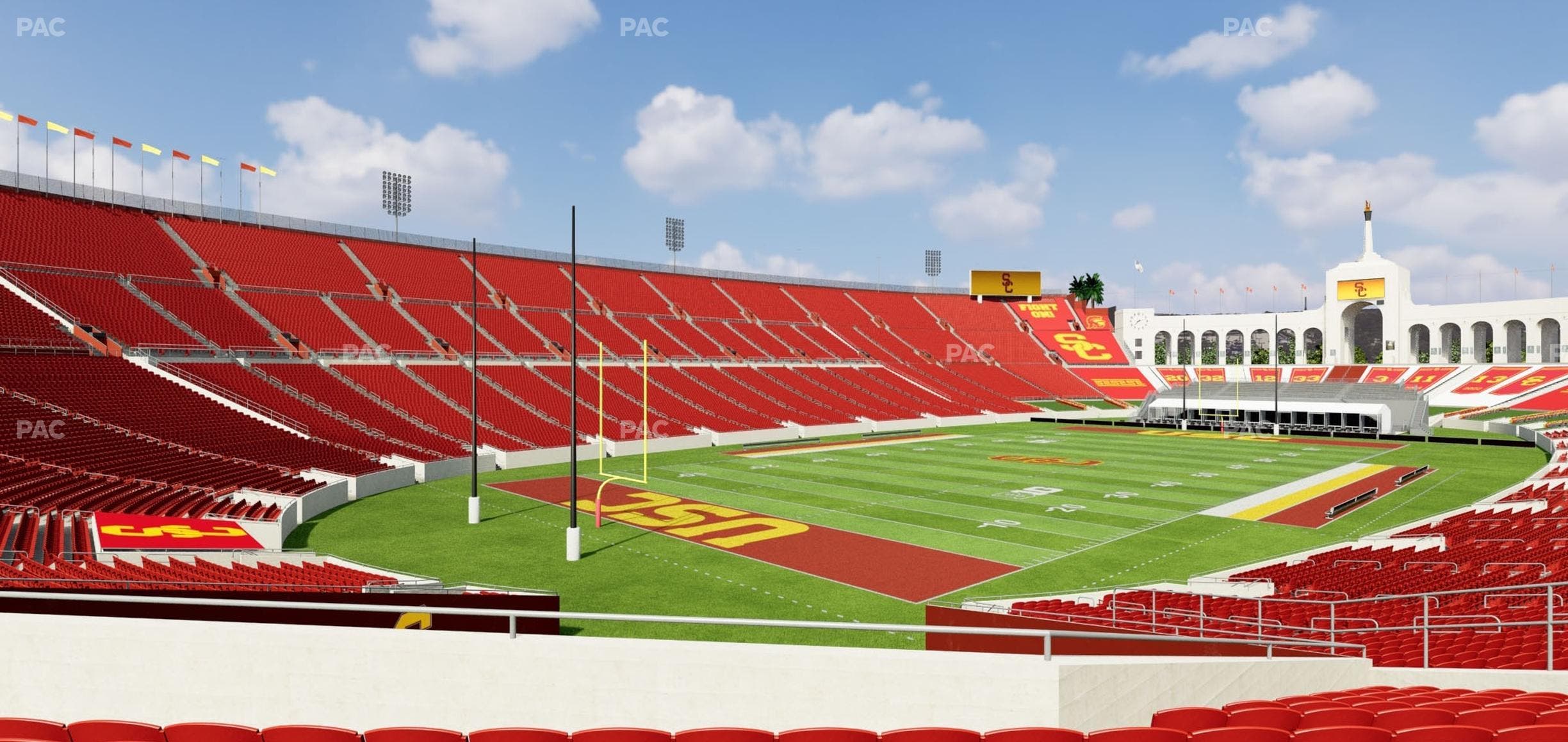 Los Angeles Memorial Coliseum - Section 111 Seat View