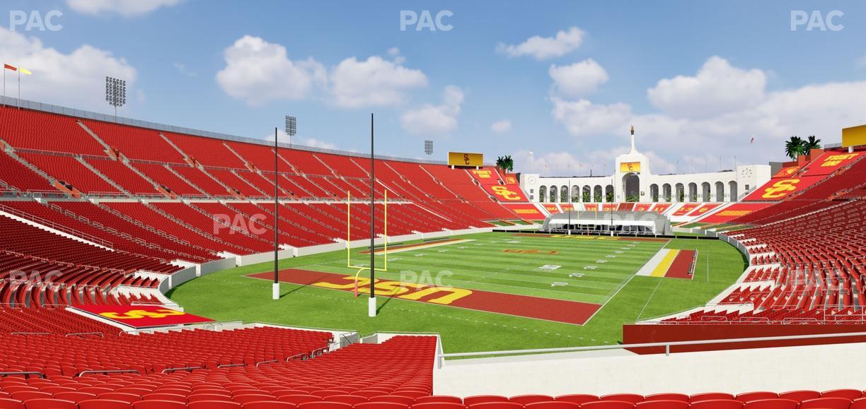 Los Angeles Memorial Coliseum - Section 112 Seat View