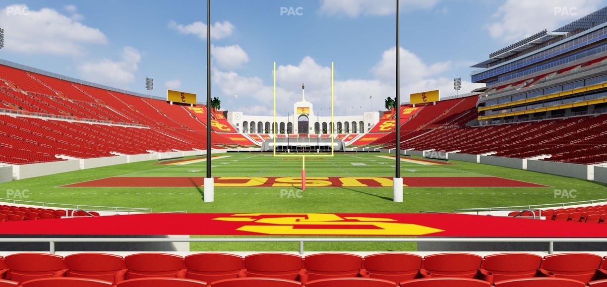 Los Angeles Memorial Coliseum - Section 114 Seat View